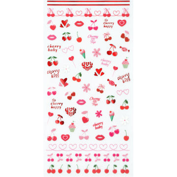 essence so cherry happy cherry scented nail stickers 78 pcs